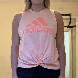 Adidas twist front tank